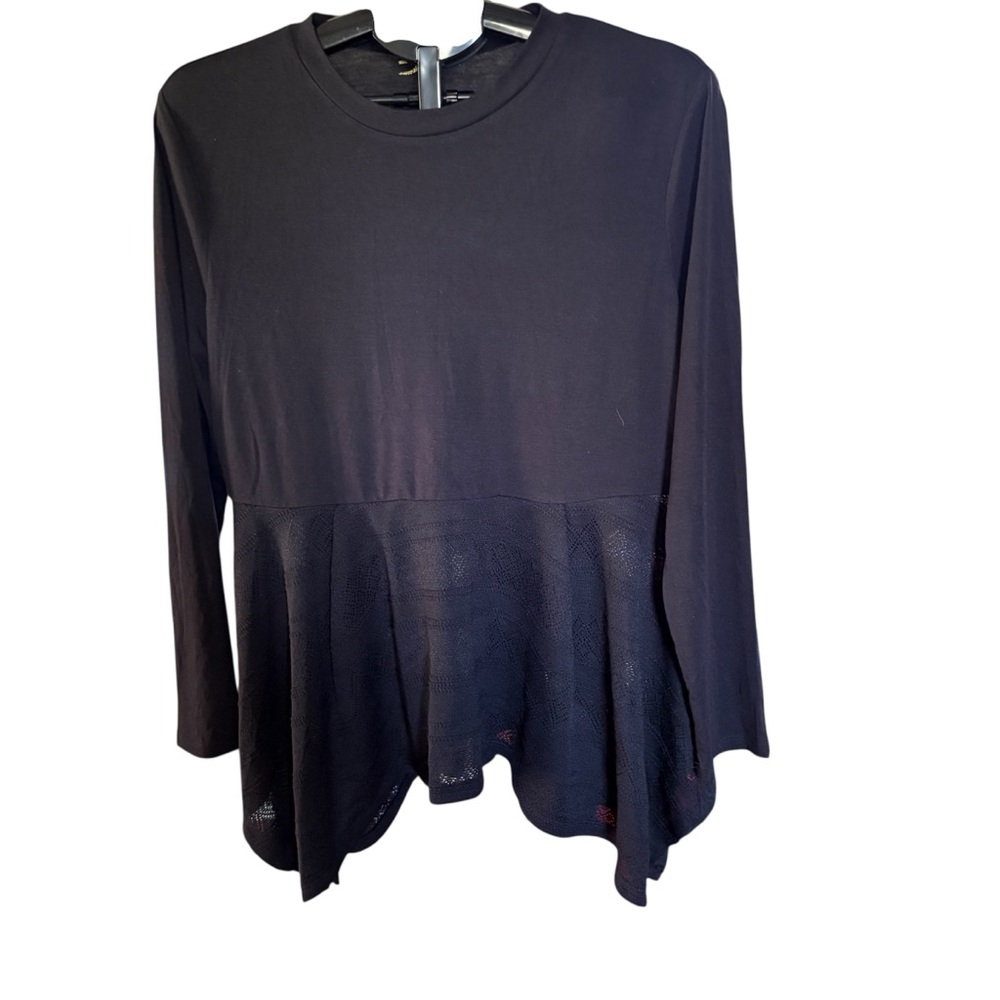 Serena Williams flounce peplum top size L